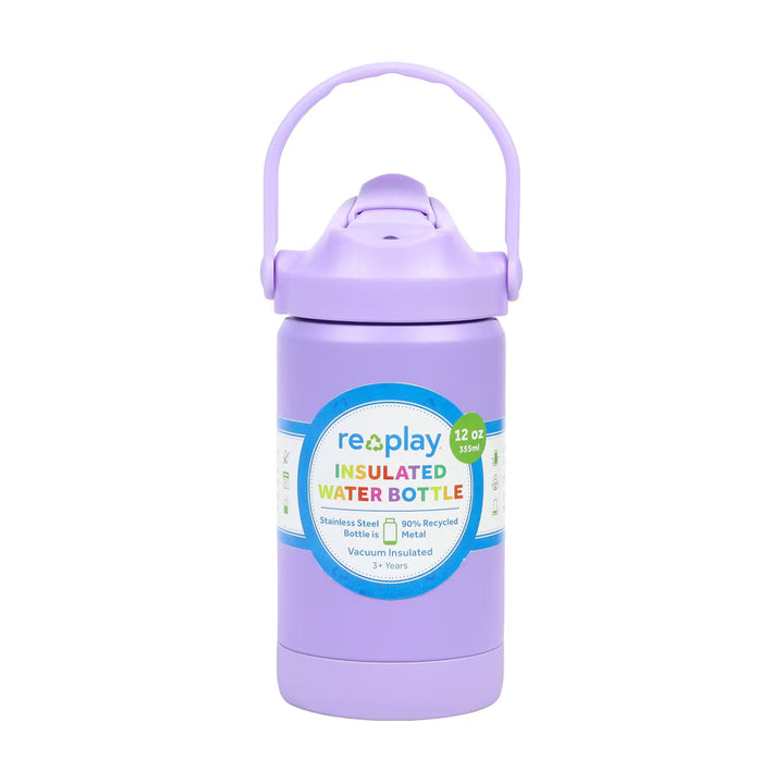 Re-Play 355ml Insulated Water Bottle -  Lavender