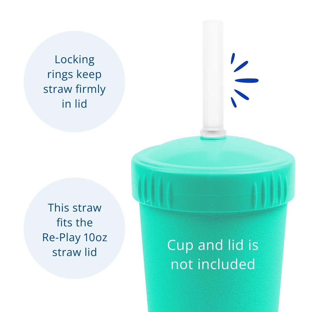 Re-Play Silicone Straw with Stopper