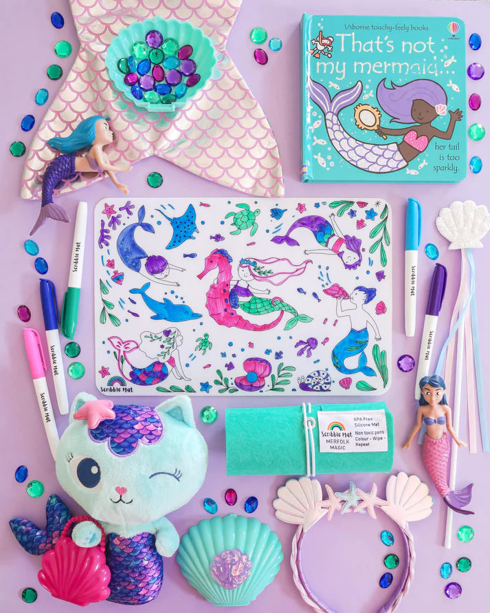 Reusable Scribble Mat Set | Merfolk Magic