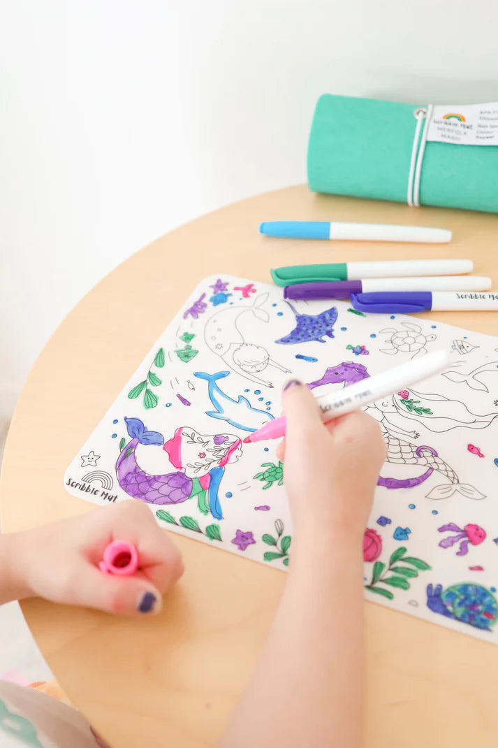 Reusable Scribble Mat Set | Merfolk Magic