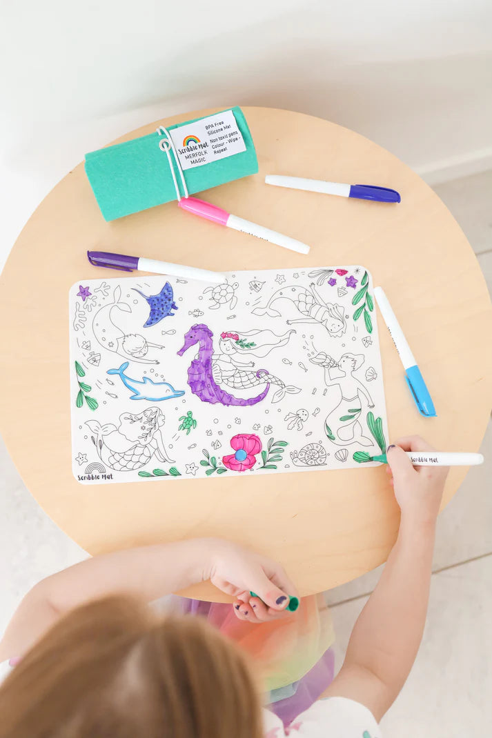 Reusable Scribble Mat Set | Merfolk Magic