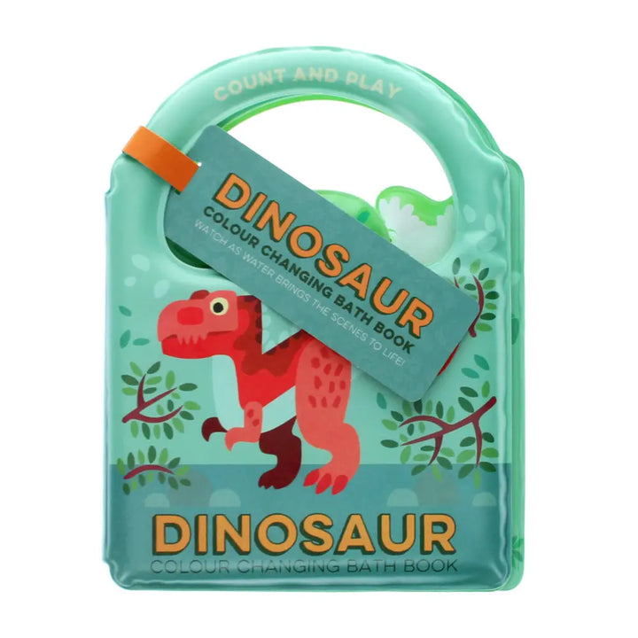 Rex London Colour Change Bath Book - Baby Dinosaur