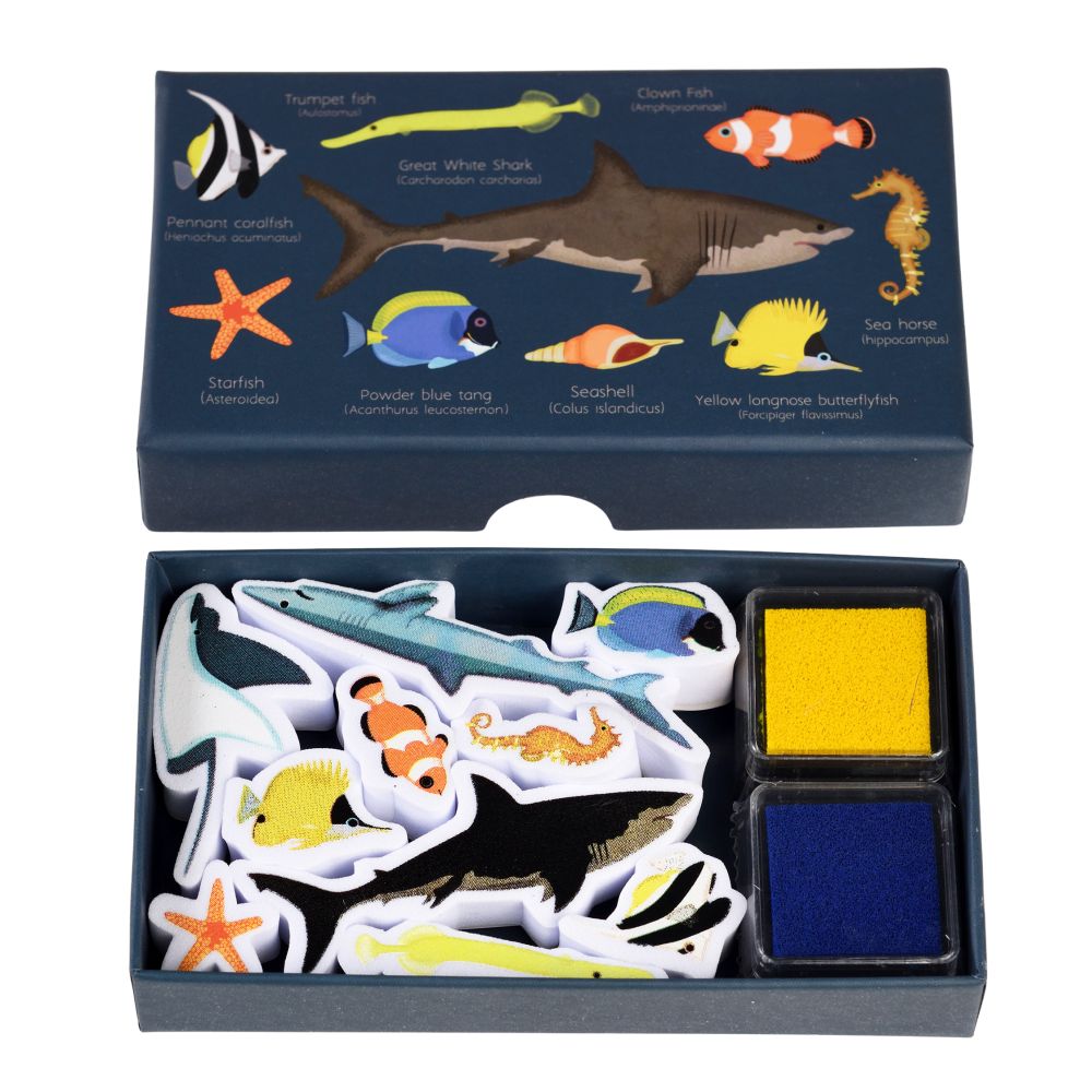Mini Stamp Set - Ocean
