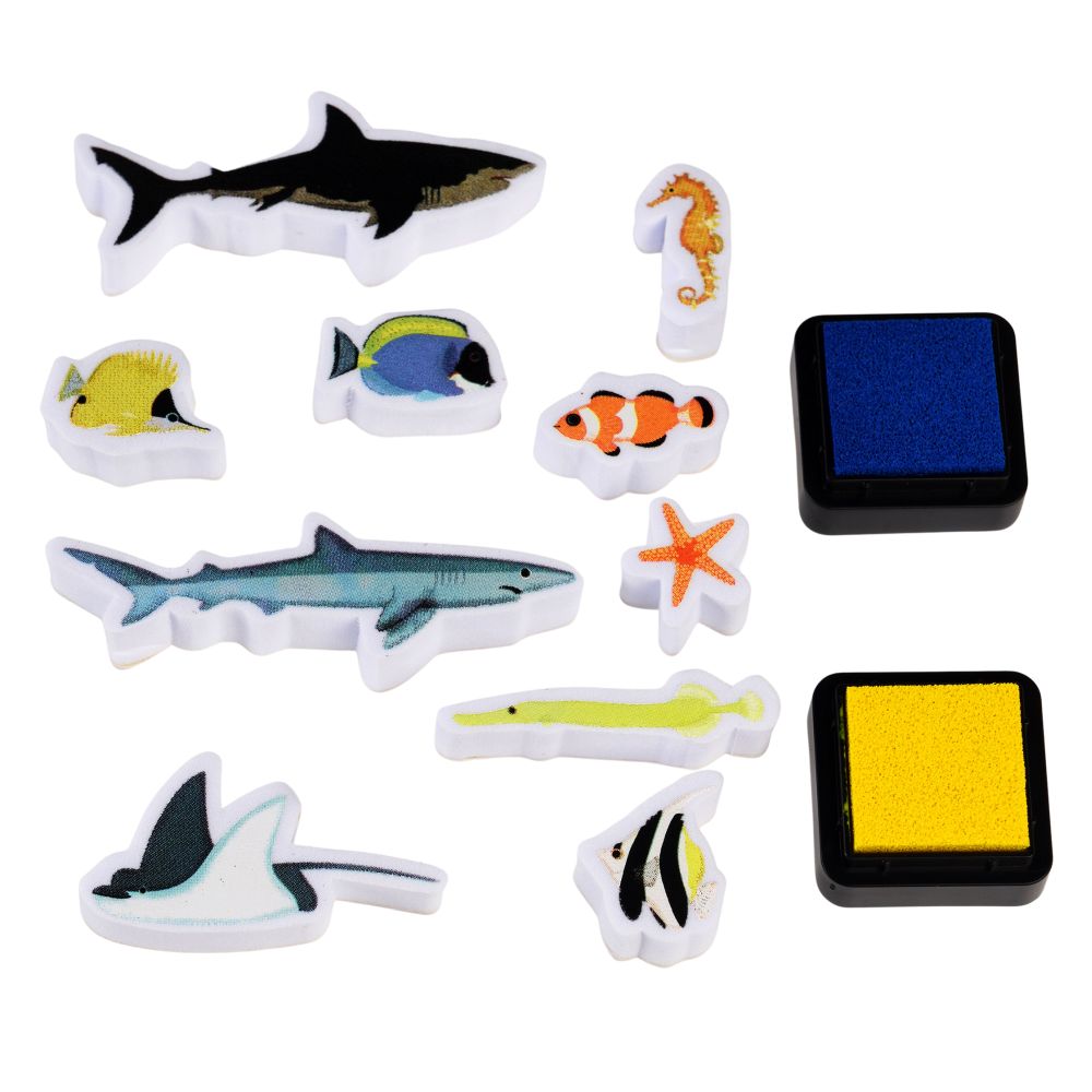Mini Stamp Set - Ocean