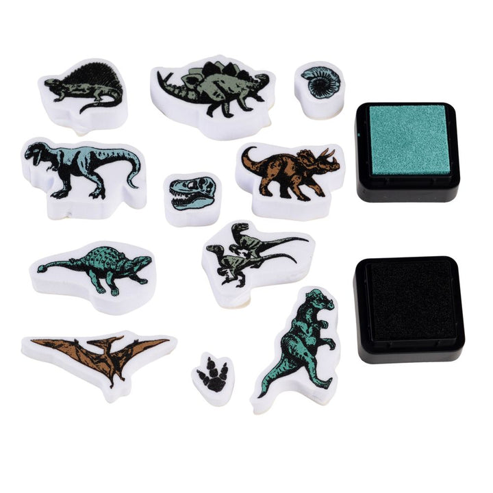 Mini Stamp Set - Prehistoric Dinosaurs