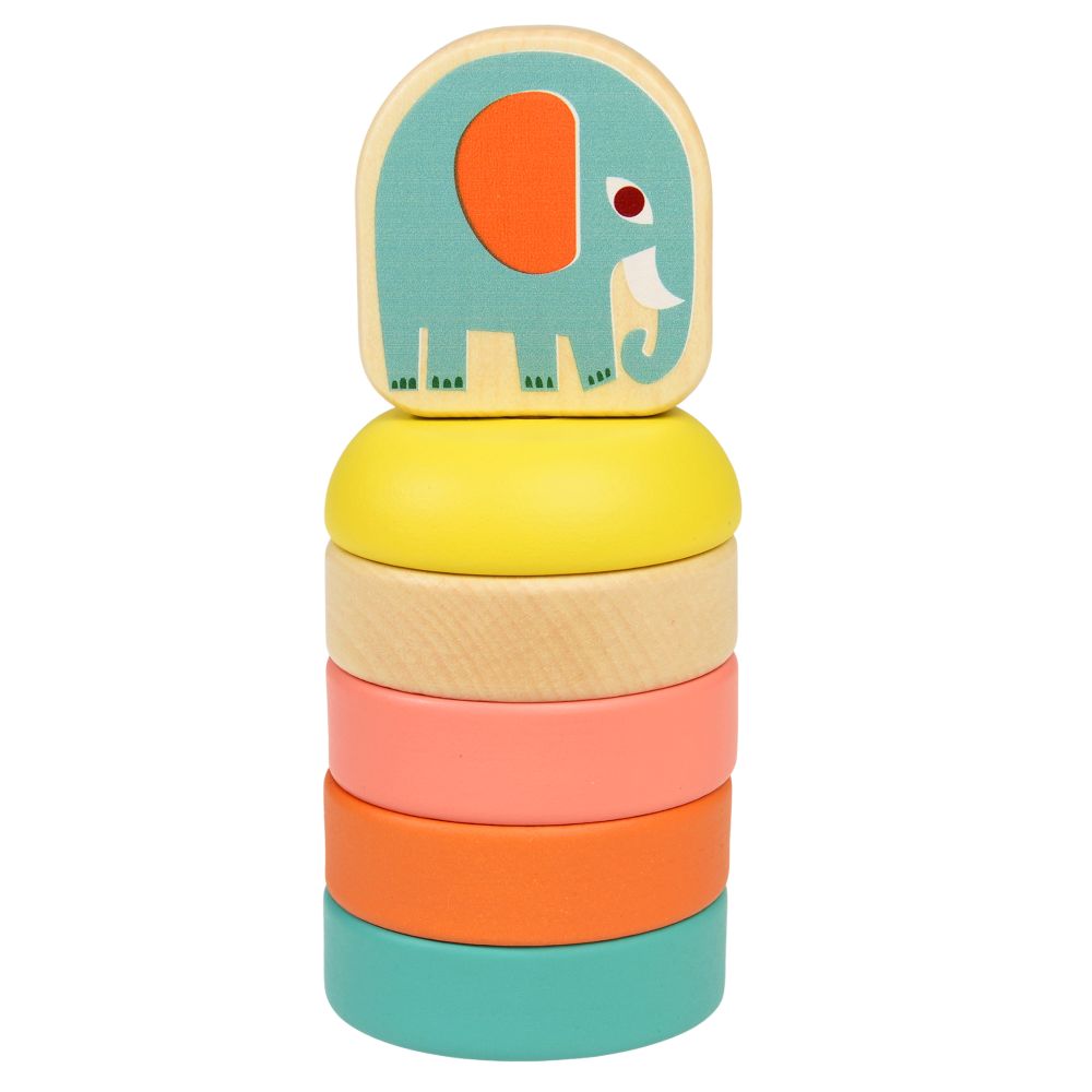 Rex London Wooden Toy - Wild Wonders Stacker