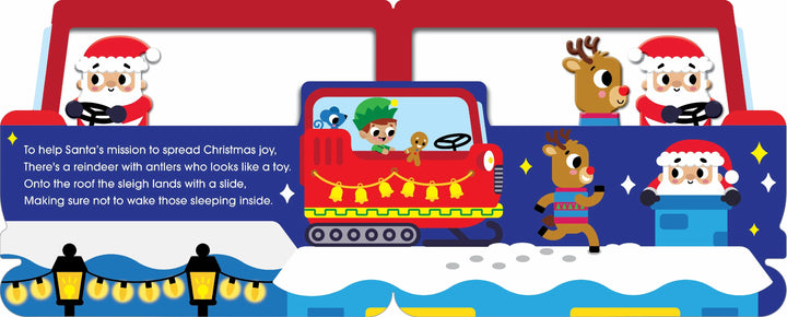 Santa's Sleigh Ride Shaped Board Book