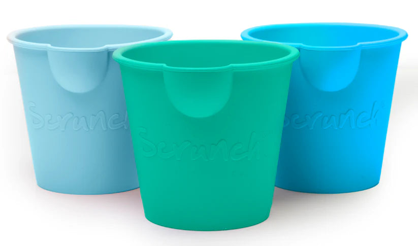 Scrunch Mini Bucket Sensory Play -  Set of 3