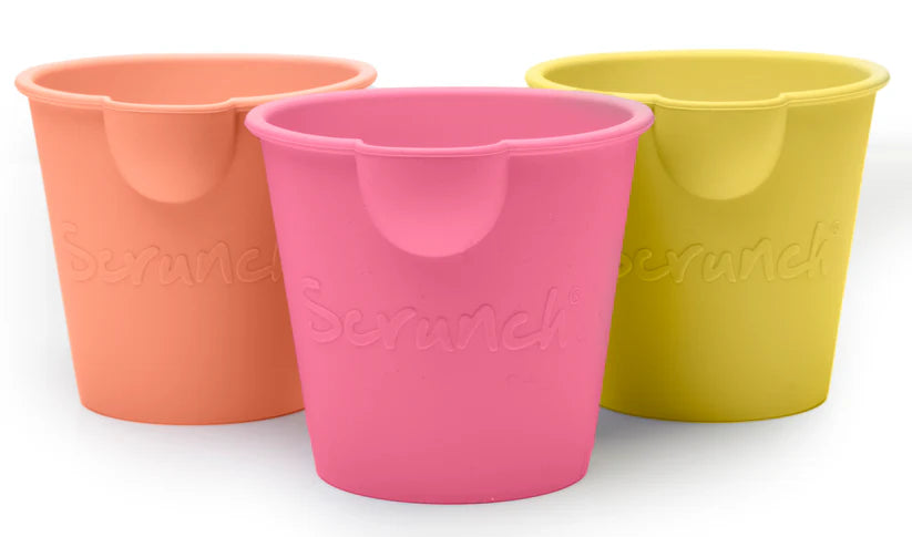Scrunch Mini Bucket Sensory Play -  Set of 3