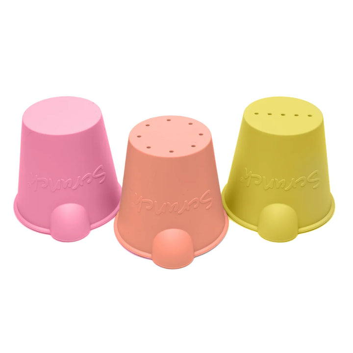 Scrunch Mini Bucket Sensory Play -  Set of 3