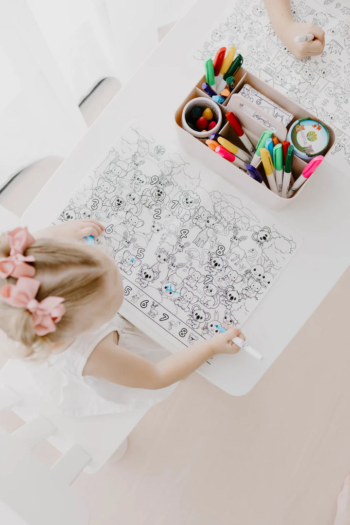 Seek n' Spot Silicone Colouring Mat - Princesses & Fairies