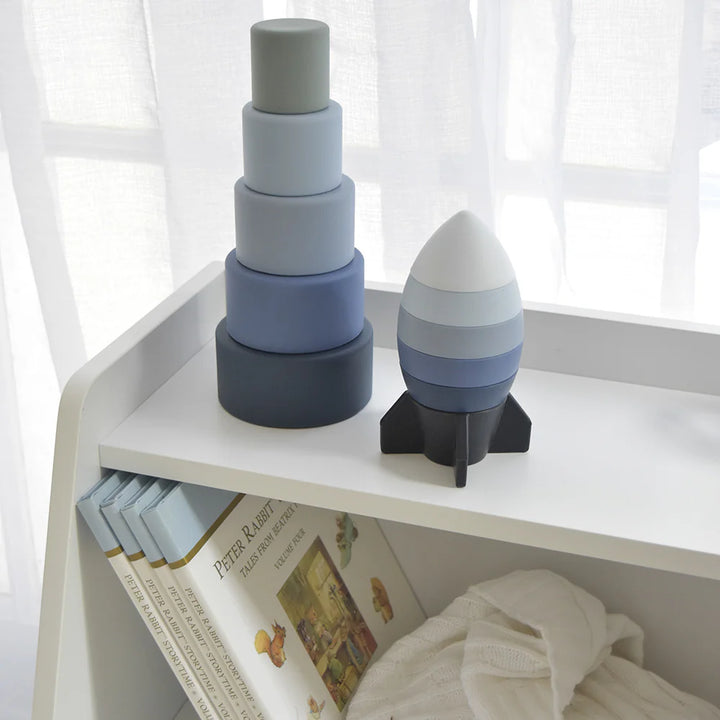 Silicone Rocket Stacking Tower