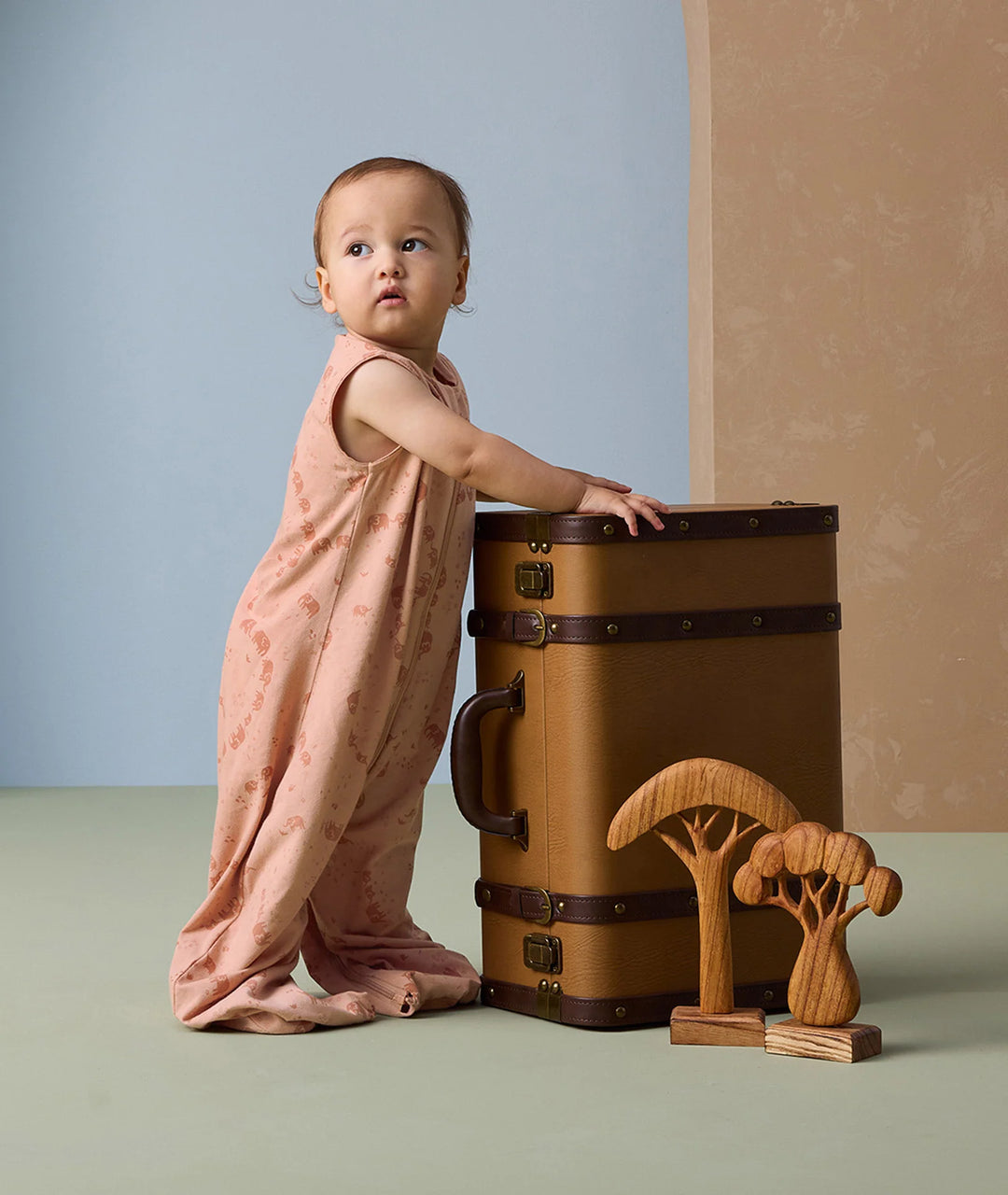 ergoPouch Sleep Suit Bag 0.2 TOG - Elephant Parade