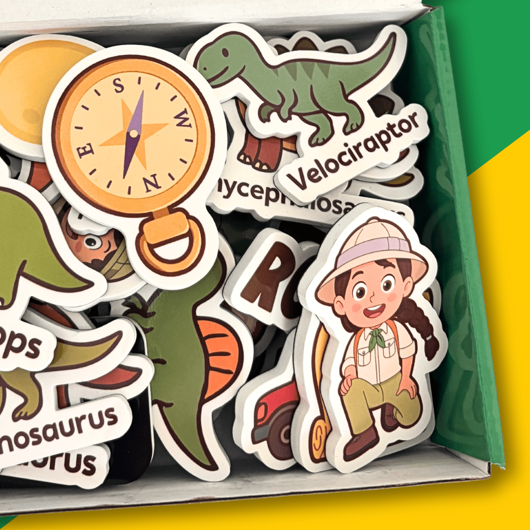 Dinosaur Discovery Magnet Set