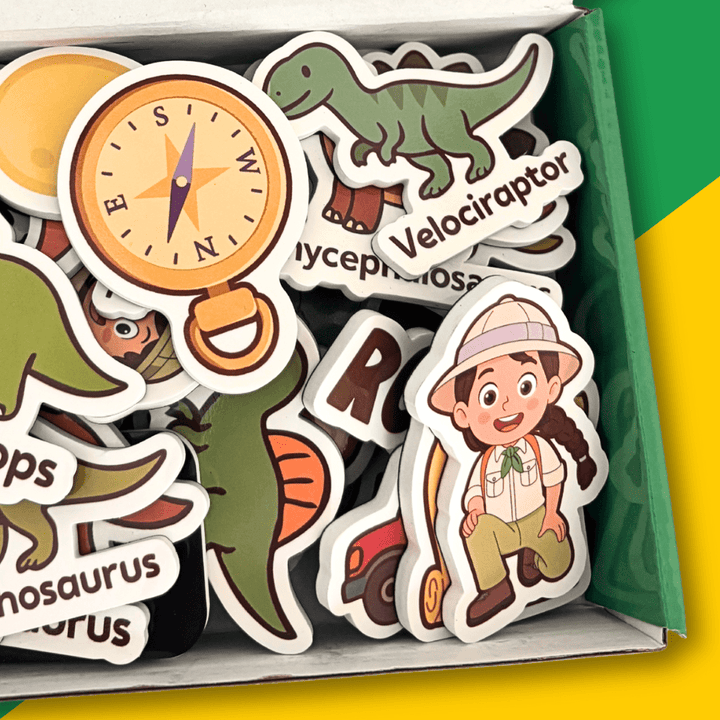 Dinosaur Discovery Magnet Set
