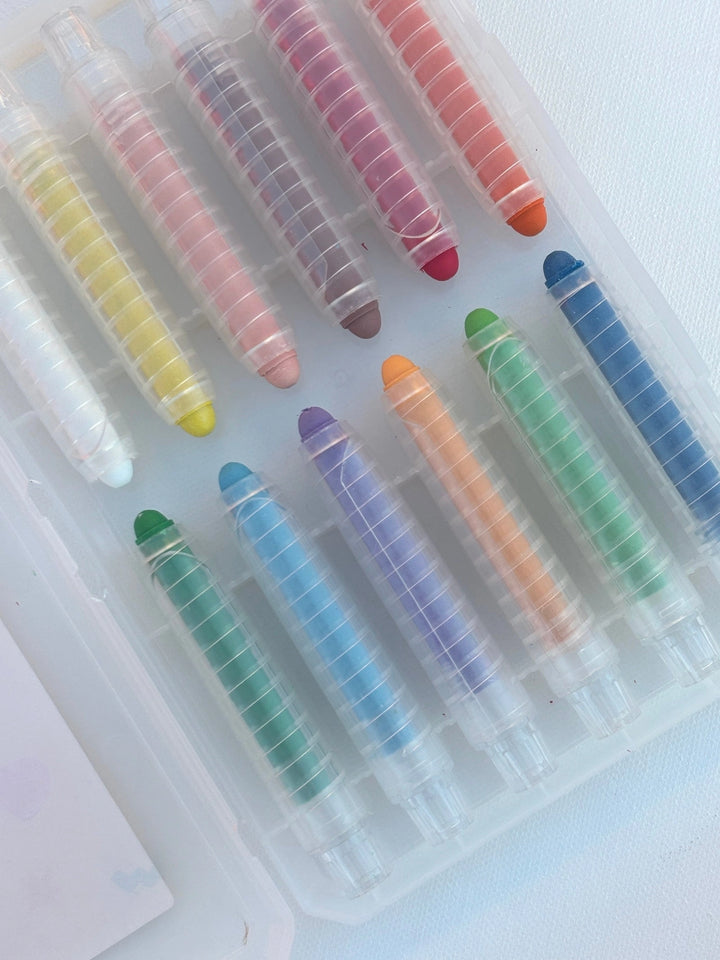 Dustless Chalk Crayons 12 Pack
