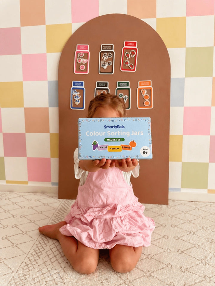 Magnetic Colour Sorting Jars | Montessori Sorting Jars