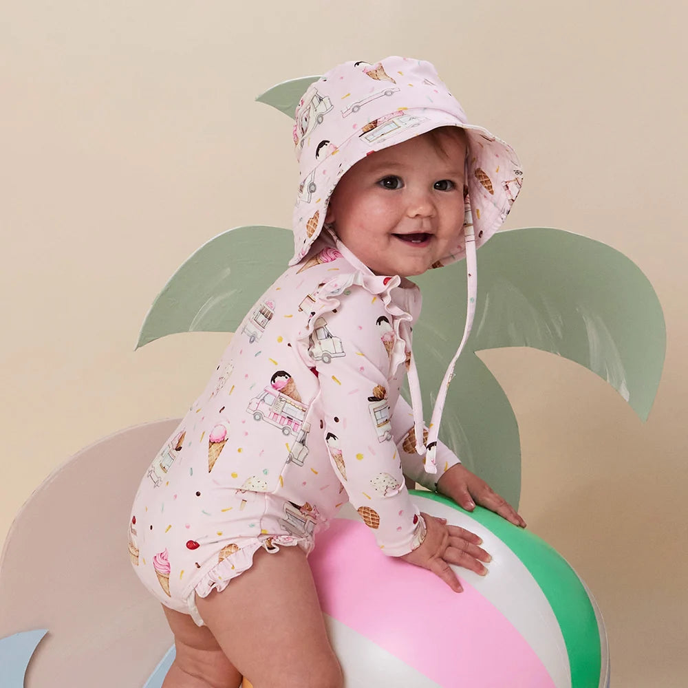 Snuggle Hunny Frill Swimsuit - Ice Creams