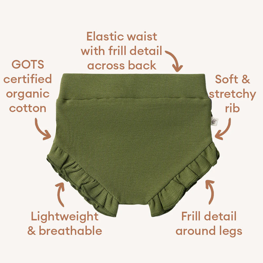 Snuggle Hunny Organic Bloomers - Olive