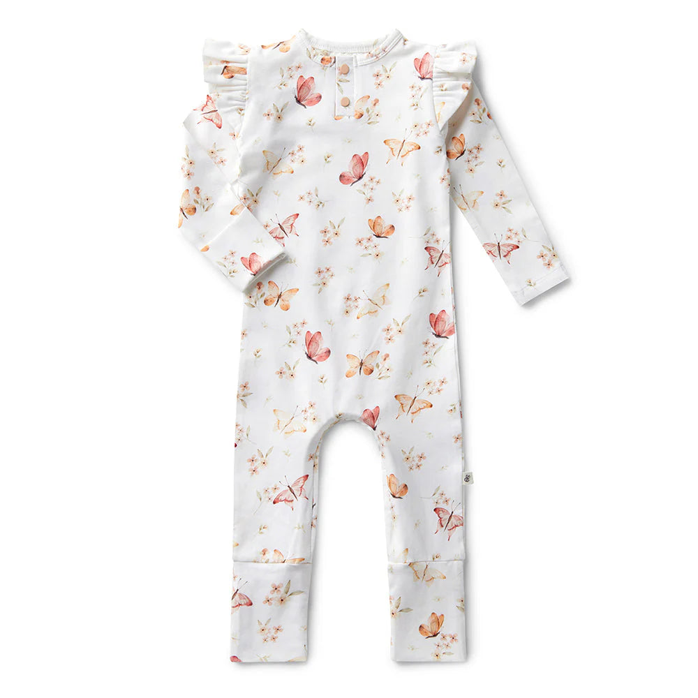 Snuggle Hunny Organic Growsuit - Butterfly