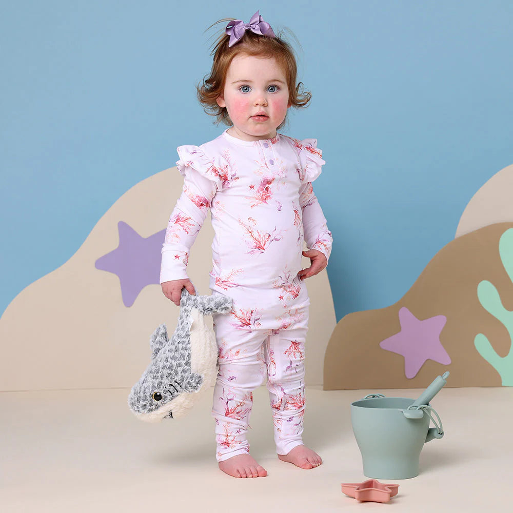 Snuggle Hunny Organic Growsuit - Coral