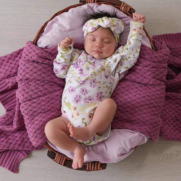 Snuggle Hunny Organic Long Sleeve Bodysuit - Isla