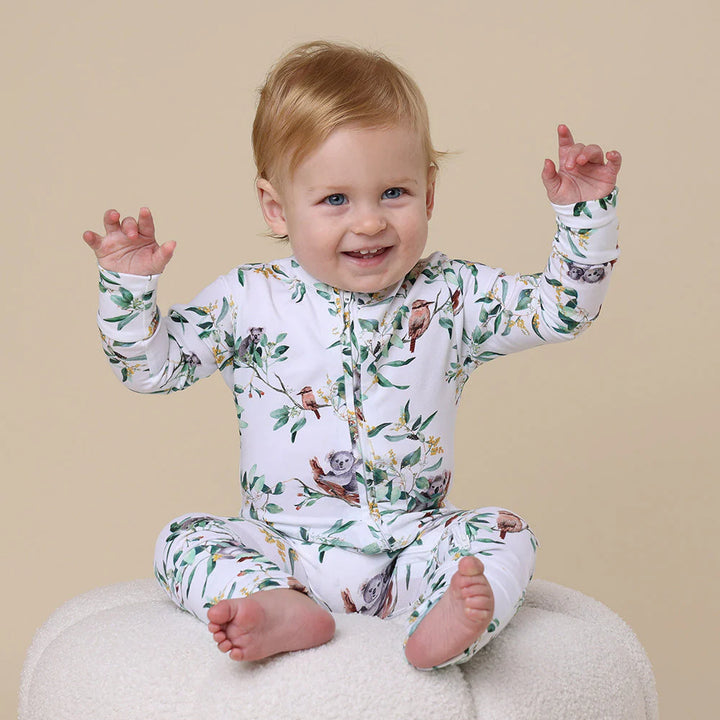 Snuggle Hunny Organic Snugglesuit - Eucalypt