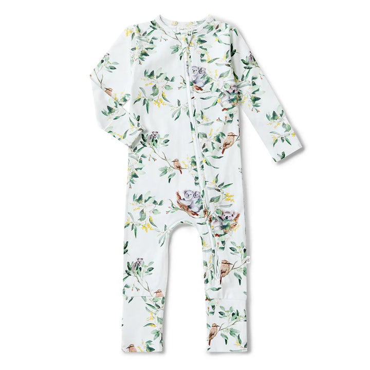 Snuggle Hunny Organic Snugglesuit - Eucalypt