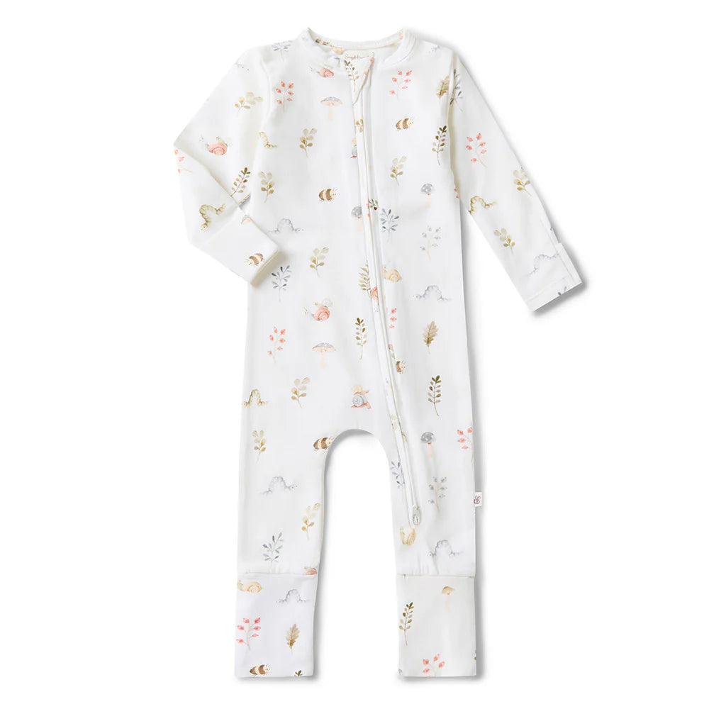 Snuggle Hunny Organic Snugglesuit - Garden Friends