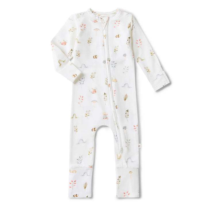 Snuggle Hunny Organic Snugglesuit - Garden Friends