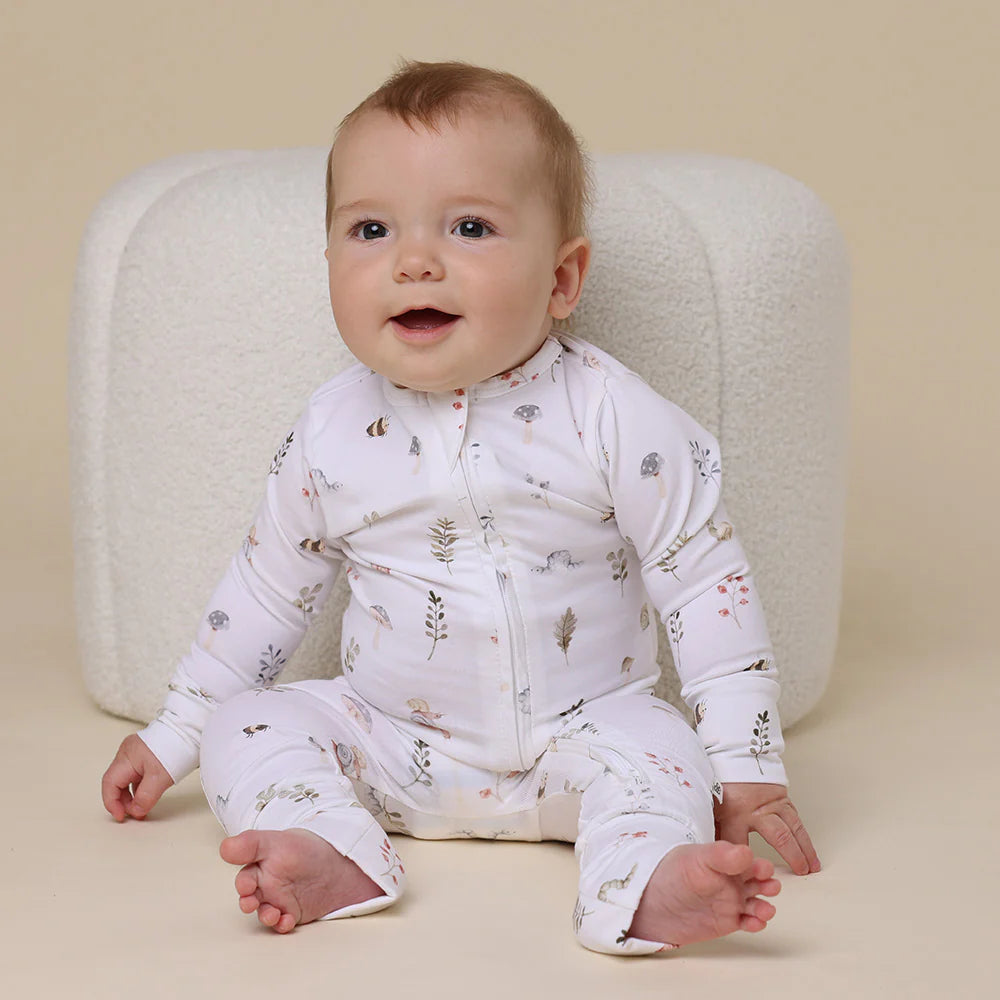 Snuggle Hunny Organic Snugglesuit - Garden Friends