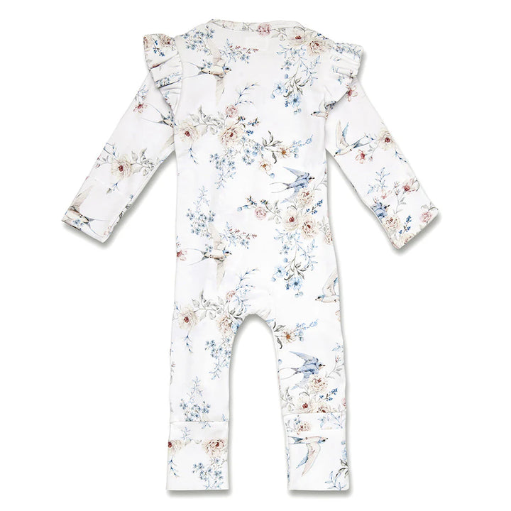 Snuggle Hunny Organic Snugglesuit - Sweet Swallows