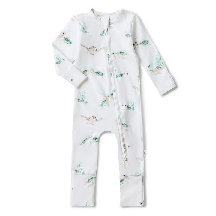 Snuggle Hunny Organic Snugglesuit - Turtle