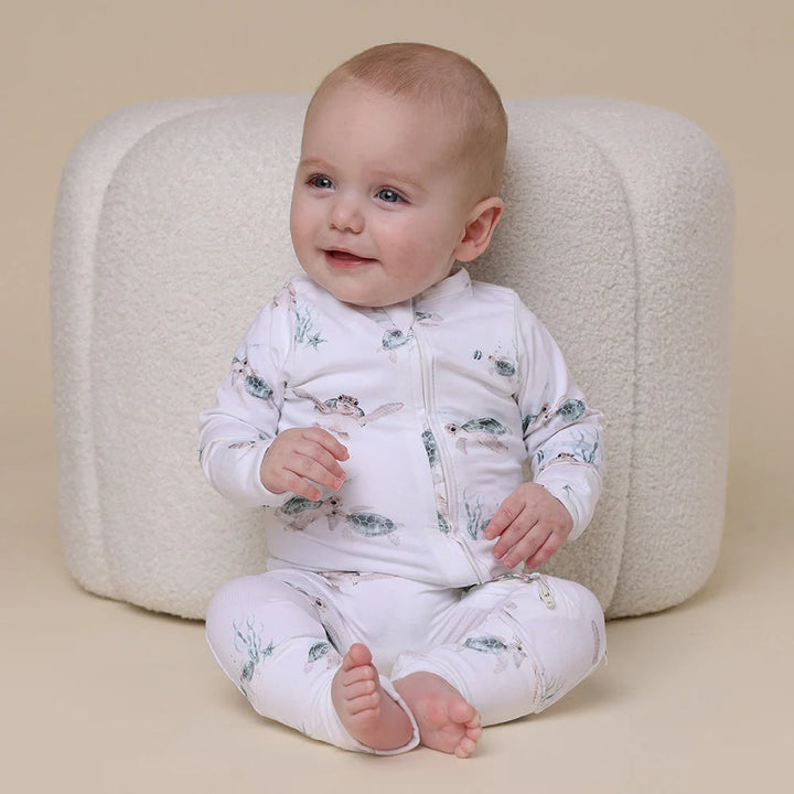 Snuggle Hunny Organic Snugglesuit - Turtle