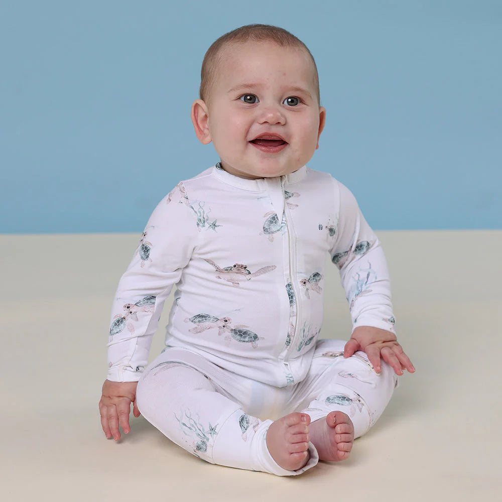 Snuggle Hunny Organic Snugglesuit - Turtle