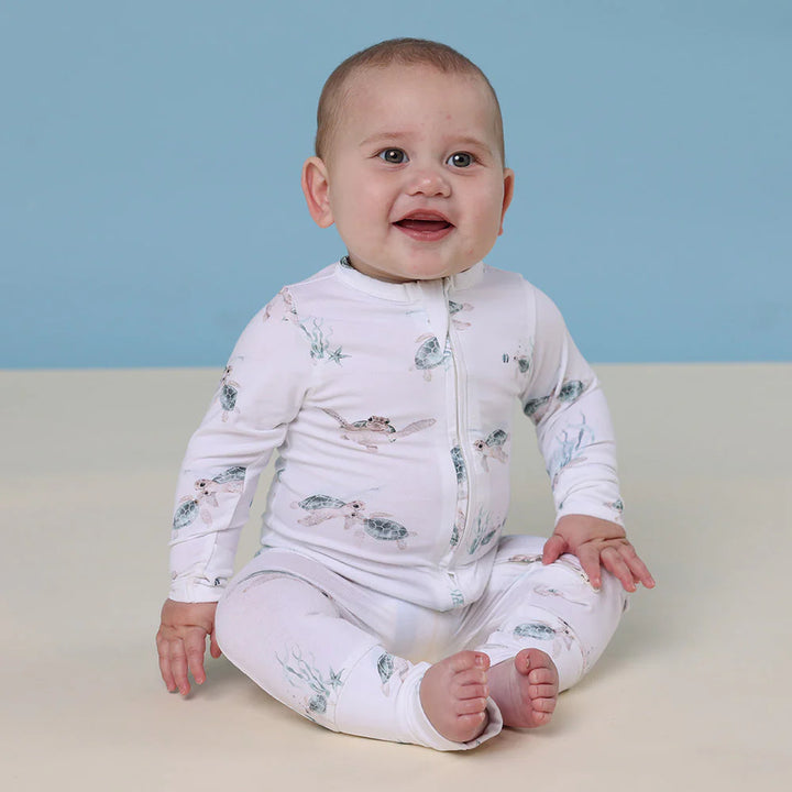 Snuggle Hunny Organic Snugglesuit - Turtle