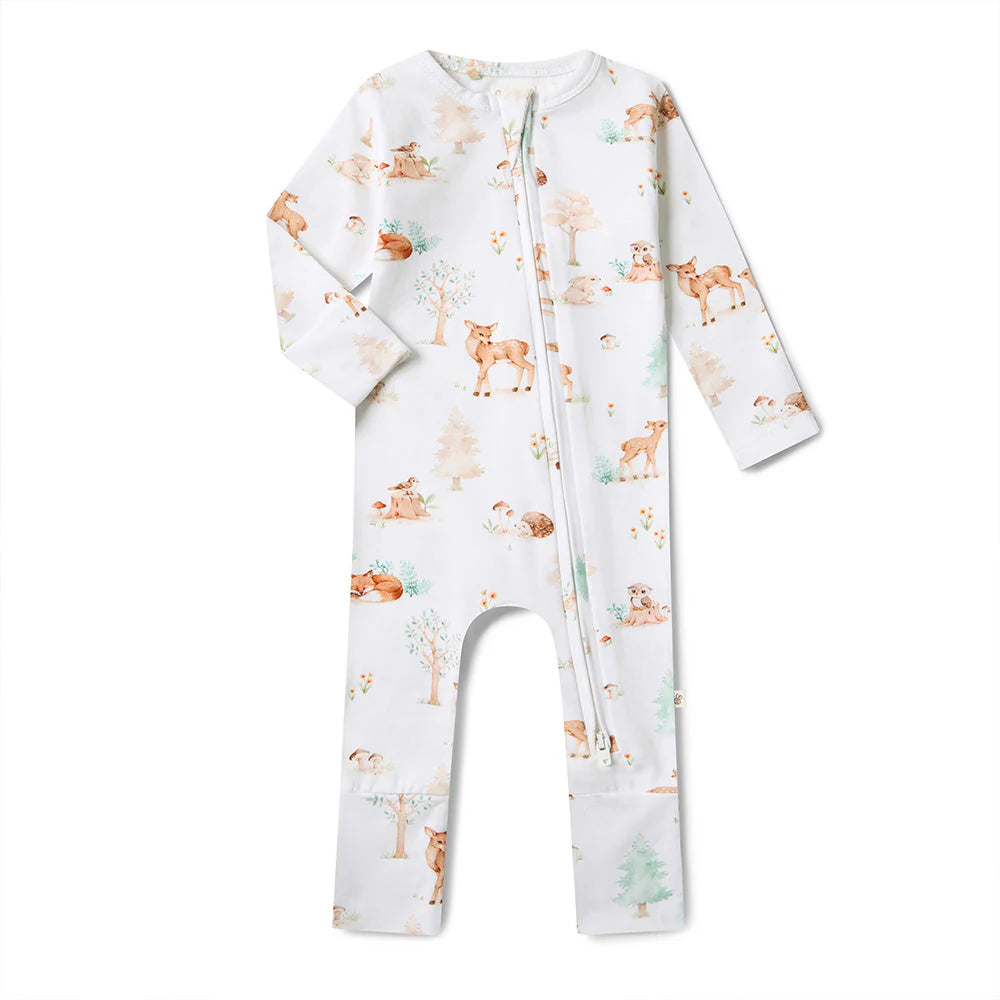 Snuggle Hunny Organic Snugglesuit - Woodland Tales