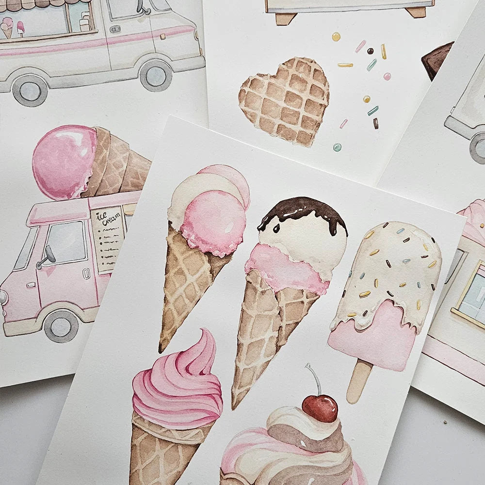 Snuggle Hunny Swim Hat - Ice Creams