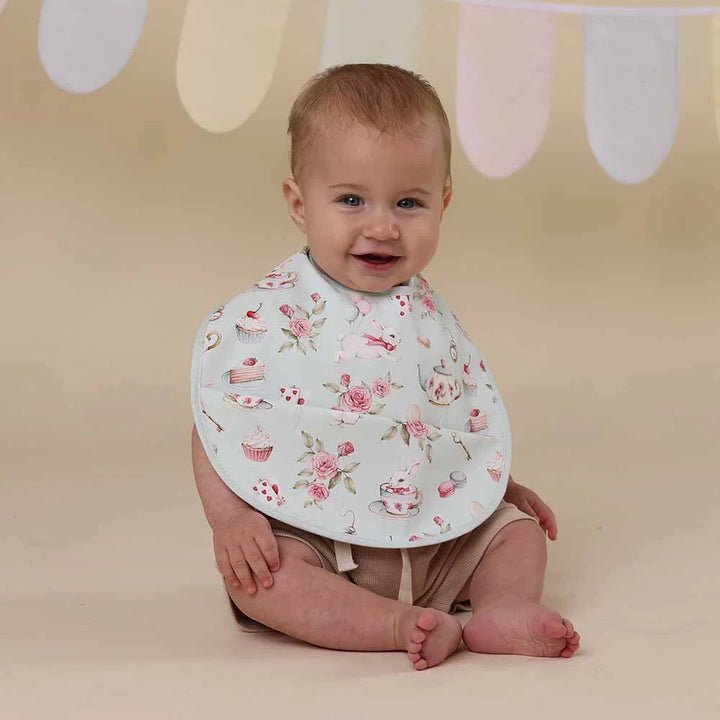 Snuggle Hunny Waterproof Snuggle Bib - White Rabbit