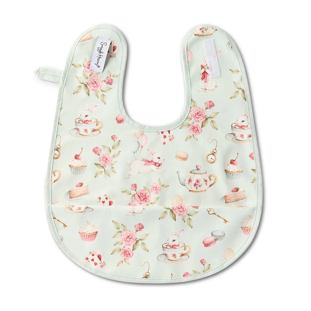 Snuggle Hunny Waterproof Snuggle Bib - White Rabbit