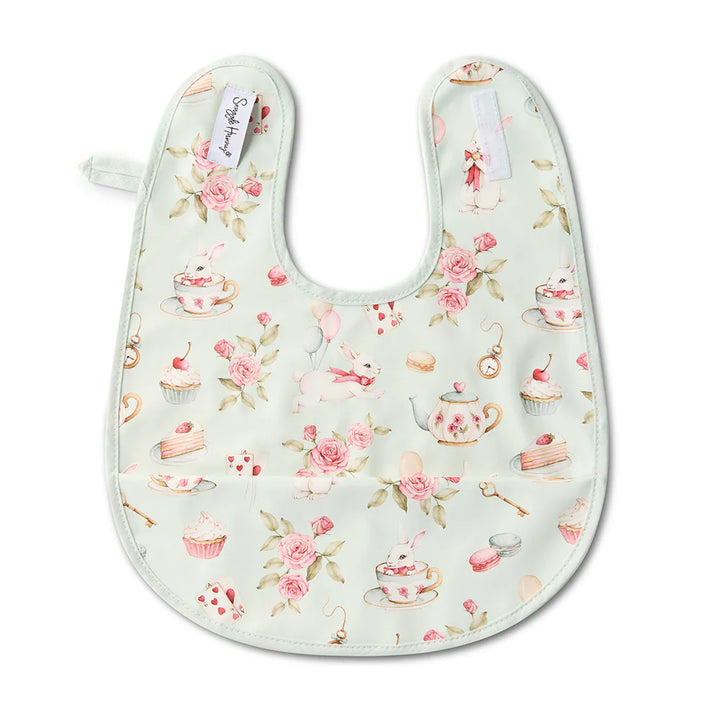 Snuggle Hunny Waterproof Snuggle Bib - White Rabbit