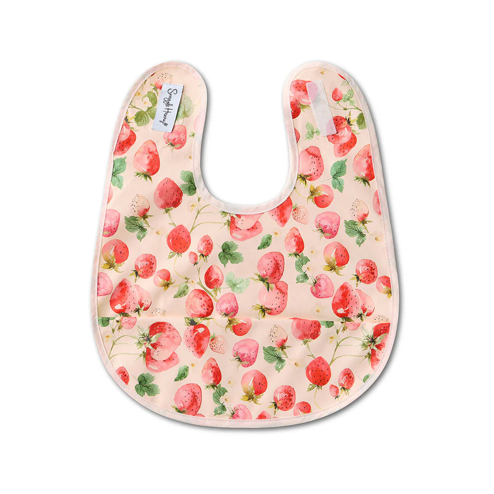 Snuggle Hunny Waterproof Snuggle Bib - Strawberry