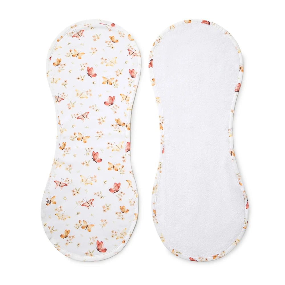 Snuggle Hunny Organic Cotton Burp Cloth - Butterfly