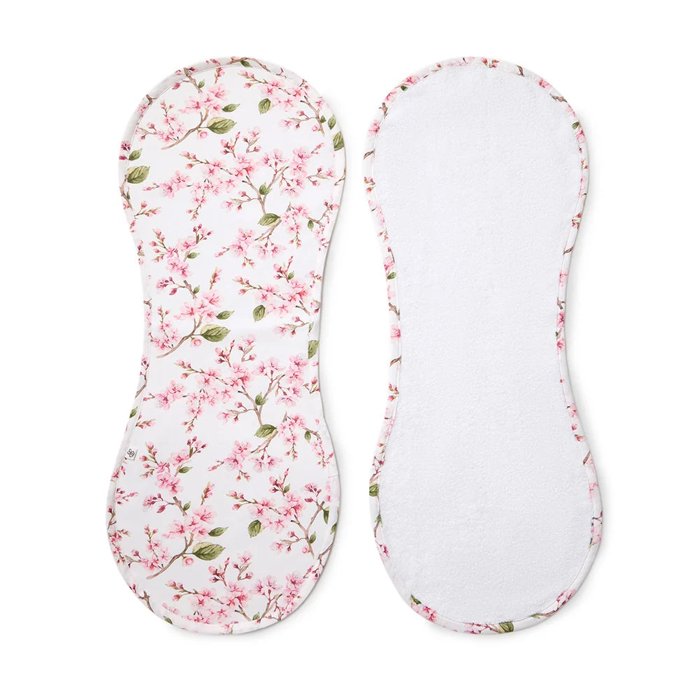 Snuggle Hunny Organic Cotton Burp Cloth - Cherry Blossom