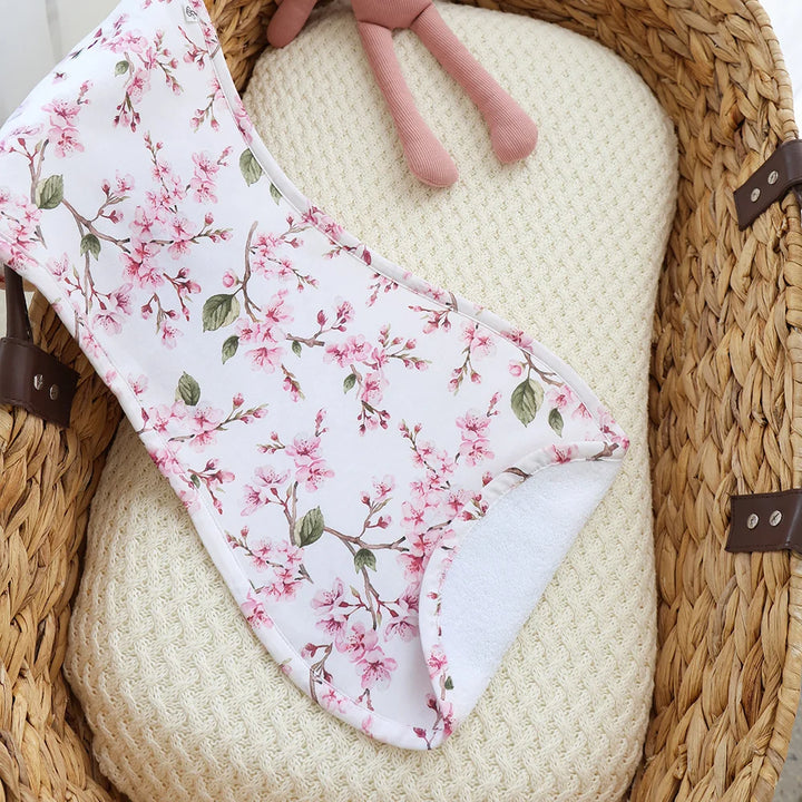 Snuggle Hunny Organic Cotton Burp Cloth - Cherry Blossom
