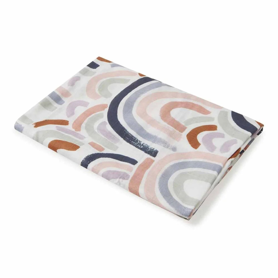 Snuggle Hunny Organic Cotton Muslin Wrap - Rainbow Baby