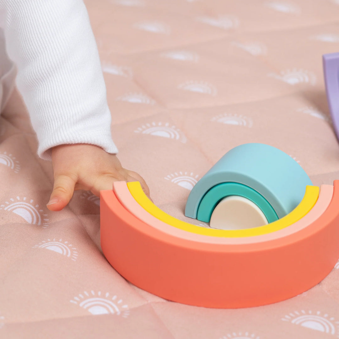 Sorbet Silicone Rainbow Stacker Puzzle