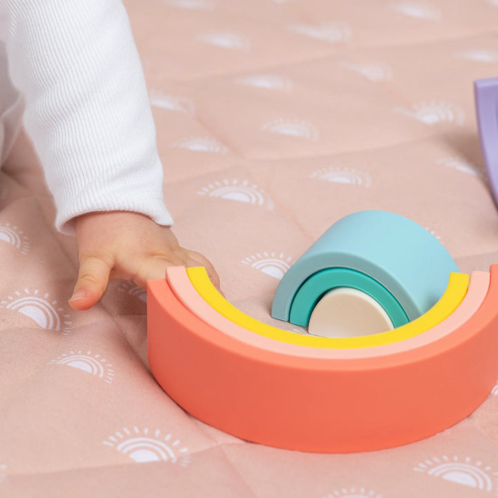 Sorbet Silicone Rainbow Stacker Puzzle