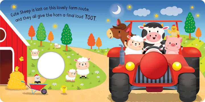 Squeak Me! Board Book - Beep, Beep Farm!