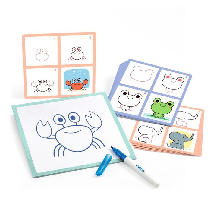 Step by Step Babies & Co Animals Learn to Draw with White Bo
